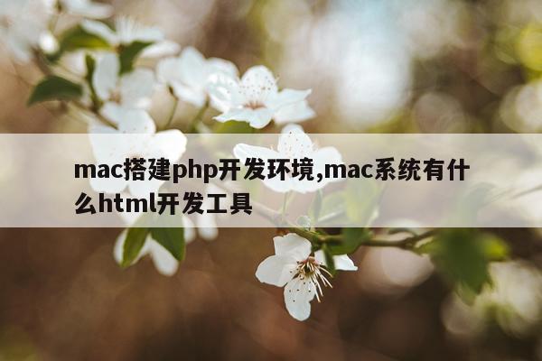 mac搭建php开发环境,mac系统有什么html开发工具