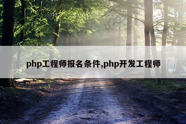 php工程师报名条件,php开发工程师