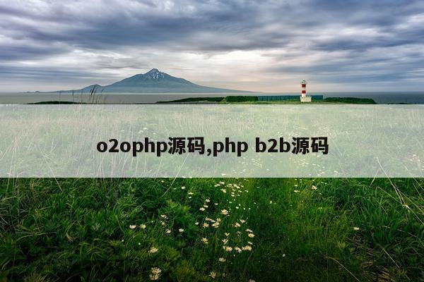 o2ophp源码,php b2b源码