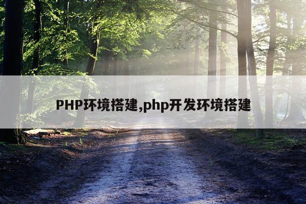 PHP环境搭建,php开发环境搭建