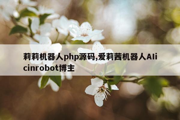 莉莉机器人php源码,爱莉茜机器人AIicinrobot博主
