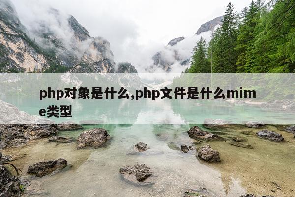 php对象是什么,php文件是什么mime类型