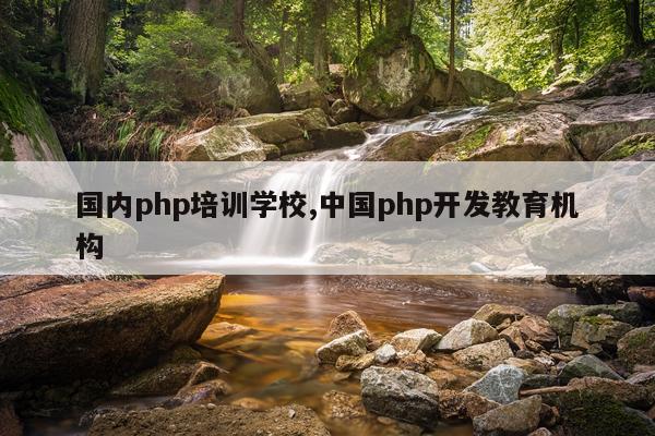 国内php培训学校,中国php开发教育机构