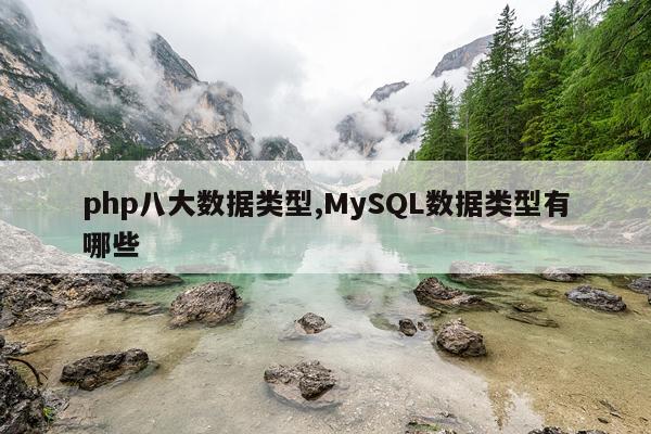 php八大数据类型,MySQL数据类型有哪些
