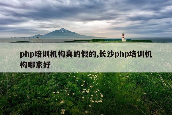 php培训机构真的假的,长沙php培训机构哪家好