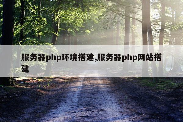服务器php环境搭建,服务器php网站搭建