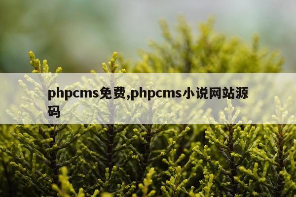 phpcms免费,phpcms小说网站源码