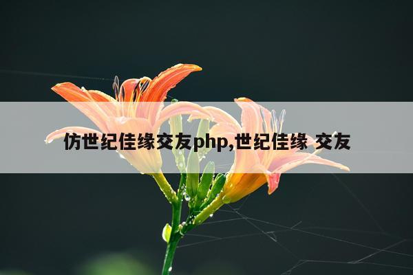 仿世纪佳缘交友php,世纪佳缘 交友