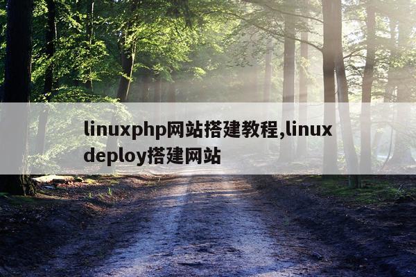 linuxphp网站搭建教程,linuxdeploy搭建网站