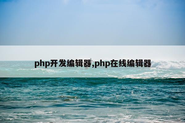 php开发编辑器,php在线编辑器