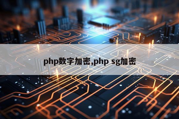 php数字加密,php sg加密