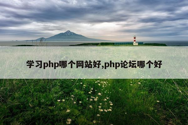 学习php哪个网站好,php论坛哪个好