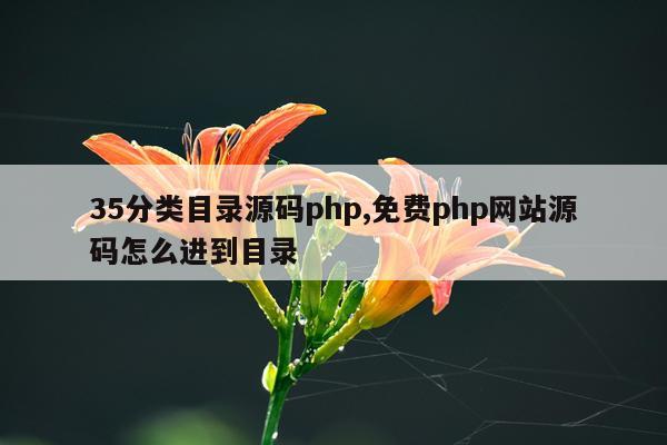35分类目录源码php,免费php网站源码怎么进到目录
