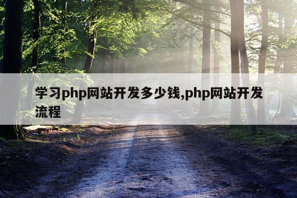学习php网站开发多少钱,php网站开发流程