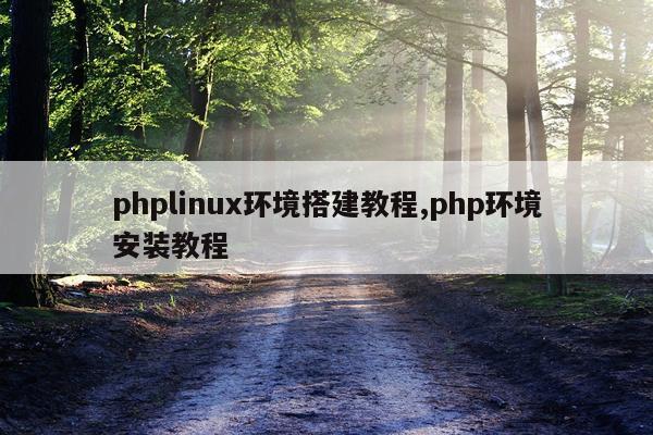 phplinux环境搭建教程,php环境安装教程